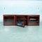 Mid-Century Danish Wall Cabinets with Glass Doors, 1960s, Set of 3 24