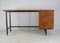 Schreibtisch aus Holz & Stahl, Frankreich, 1960 1