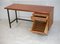 Wood and Steel Desk, France, 1960 11