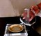 Scrivania o tavolino da caffè in vetro acrilico e ottone, Italia, set di 2, Immagine 14