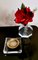 Scrivania o tavolino da caffè in vetro acrilico e ottone, Italia, set di 2, Immagine 10