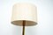 Vintage German Floor Lamp in Gold with Large Screen & Golden Details, 1970s 9