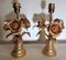 French Hollywood Regency Style Gilt Brass Lamps by Maison Jansen, Set of 2 2