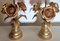 French Hollywood Regency Style Gilt Brass Lamps by Maison Jansen, Set of 2 5