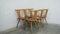 Brutalist Beech Dining Chairs from Bombenstabil, 1960s, Set of 6 4