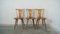 Brutalist Beech Dining Chairs from Bombenstabil, 1960s, Set of 6 5
