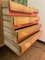 Italienisches Holzbrett Formica Messing Sideboard im Stil von Gio Ponti, 1950er 10