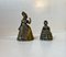 Antique 19th Century Victorian Brass Bells in Shape of Ladies, Set of 2, Image 5
