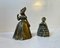 Antique 19th Century Victorian Brass Bells in Shape of Ladies, Set of 2, Image 12