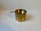 Large Brass Cylinda-Line Ashtray by Arne Jacobsen for Stelton, 1960s 7