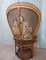 Vintage Rattan Peacock Chair, 1960s, Image 9