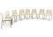 Silla de comedor apilable Pedrali modelo 670 voltios de polipropileno blanco de Claudio Dondoli and Marco Pocci, Italia, Imagen 2