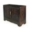 Chinese Carved Zitan Sideboard in Black Lacquer 2
