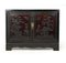 Chinesisches Geschnitztes Zitan Sideboard mit Schwarzem Lack 9