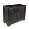Chinese Carved Zitan Sideboard in Black Lacquer 1