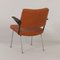 Brown Leather & Ash 1445 Armchair by Andre Cordemeyer for Gispen, 1960s 5