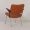 Brown Leather & Ash 1445 Armchair by Andre Cordemeyer for Gispen, 1960s, Image 5