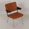 Brown Leather & Ash 1445 Armchair by Andre Cordemeyer for Gispen, 1960s, Image 8