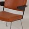 Brown Leather & Ash 1445 Armchair by Andre Cordemeyer for Gispen, 1960s 9