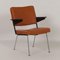 Brown Leather & Ash 1445 Armchair by Andre Cordemeyer for Gispen, 1960s 7