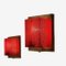Copper Wall Lamps with Red Hood by Aqua Signal, 1980s, Set of 2, Image 12
