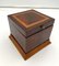Cubic Biedermeier Box, Mahogany and Maple, Austria, circa 1840, Image 4