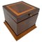 Cubic Biedermeier Box, Acajou et Erable, Autriche, vers 1840 1