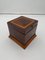 Cubic Biedermeier Box, Acajou et Erable, Autriche, vers 1840 3