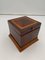 Cubic Biedermeier Box, Acajou et Erable, Autriche, vers 1840 5