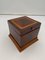 Cubic Biedermeier Box, Mahogany and Maple, Austria, circa 1840, Image 5