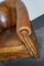 Club chair vintage in pelle color cognac, Paesi Bassi, Immagine 14
