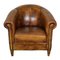 Vintage Dutch Cognac Colored Leather Club Chair 1