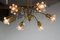 Lámpara de araña de 6 luces de Emil Stejnar para Rupert Nikoll, Austria, años 50, Imagen 6