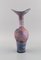 Große moderne Vase aus glasierter Keramik von Lucie Rie, 1970er 5