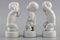 Figurines Blanc De Chine par Svend Lindhart pour Bing et Grondahl, Set de 3 4