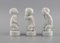 Blanc De Chine Figures by Svend Lindhart for Bing and Grondahl, Set of 3 6