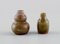 Belgian Miniature Vases in Glazed Ceramics, Mid-20th Century, Set of 6 6