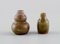 Vases Miniatures en Céramique Vernie, Belgique, 20ème Siècle, Set de 6 6