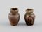 Belgian Miniature Vases in Glazed Ceramics, Mid-20th Century, Set of 6, Image 4