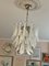 Large White Murano Glass Chandelier, Image 1
