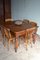 Antique Dining Table & Windsor Chairs, Set of 7, Image 3