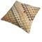 Turkish Kilim Rug Cushion Cover for Meditation Bench, Image 4