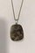 Sterling Silver Pendent with Stone and Chain by Per Sax Møller 2