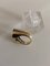 18 Karat Partly Rhodinated Gold Ring with Ten Diamonds by Georg Jensen 2