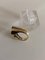 18 Karat Partly Rhodinated Gold Ring with Ten Diamonds by Georg Jensen, Image 2