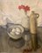 Henri Van De Velde, Still Life with Eggs and Red Flower, 1920, Oil on Canvas 1