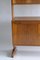 Walnut Bookcase Cabinet with Sliding Desk, Italy, 1950s, Image 10