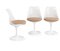 Sedie girevoli Tulip di Eero Saarinen & Knoll, set di 4, Immagine 4