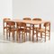 Teak Dining Set by Børge Mogensen for Søborg, Set of 7 1