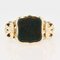 19th Century Blood Jasper 18 Karat Yellow Gold Signet Ring 4